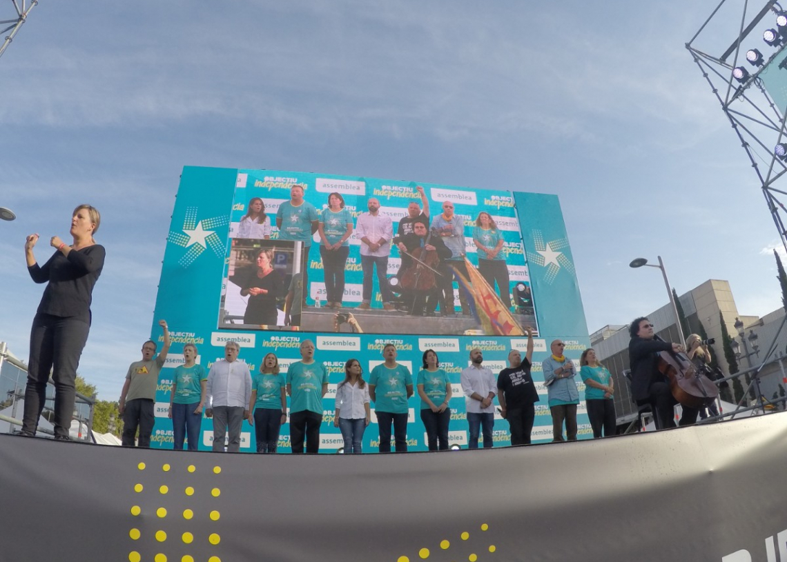 La manifestació independentista de la Diada aplega 600.000 persones a Barcelona