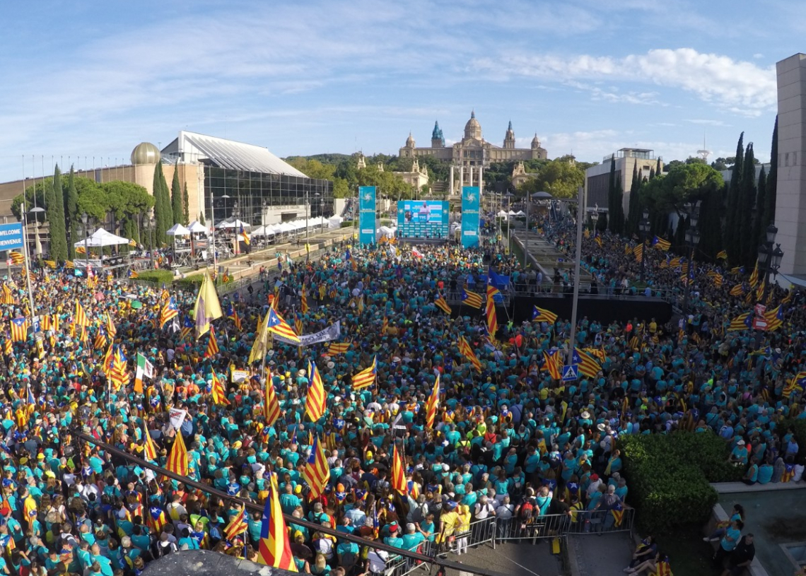 La manifestació independentista de la Diada aplega 600.000 persones a Barcelona
