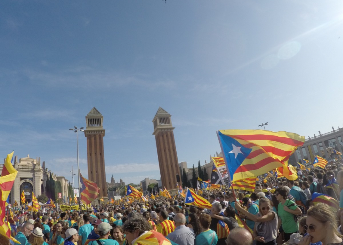 La manifestació independentista de la Diada aplega 600.000 persones a Barcelona
