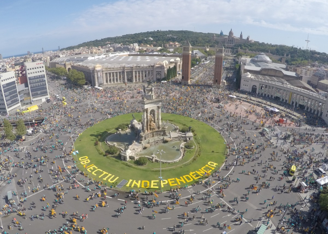 La manifestació independentista de la Diada aplega 600.000 persones a Barcelona