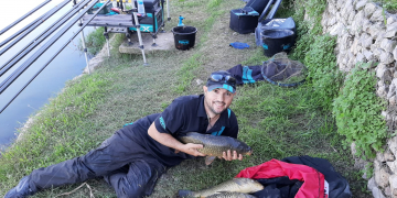 El morenc Ángel Sáez, campió estatal per equips de pesca esportiva d’aigua dolça