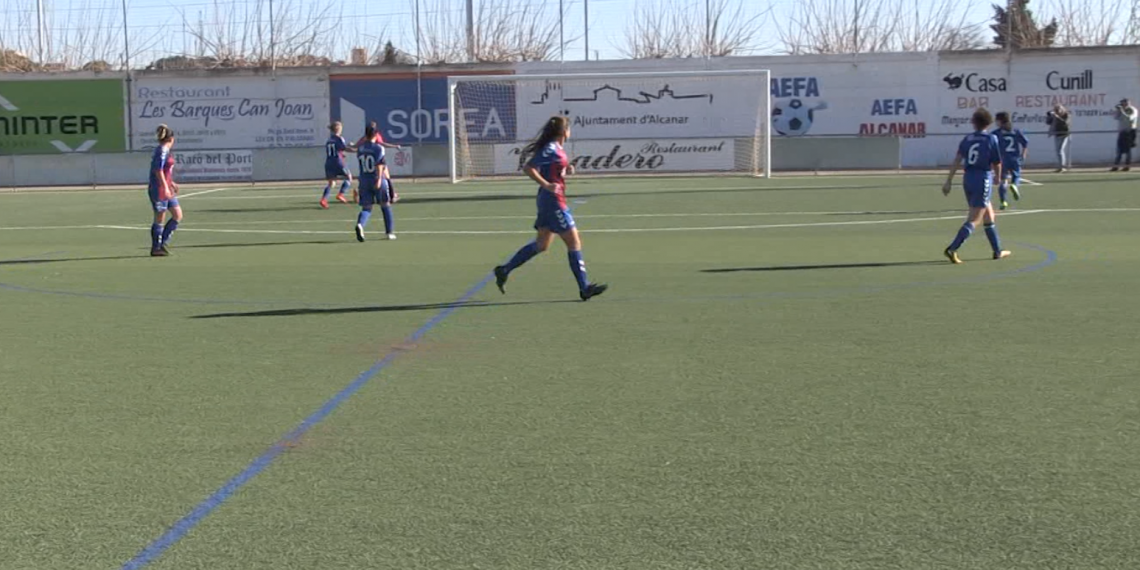 L’Alcanar goleja (16-0) al Batea a la lliga ebrenca femenina de futbol-7