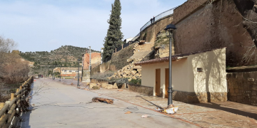 Generalitat i Diputació avaluen els danys del temporal de neu i pluges a la Terra Alta