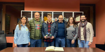 L’ EMD de Jesus fa una recepció oficial al jove pilot Jeremy Alcoba