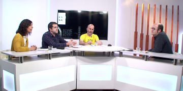 Entrevista amb Pau Urenya (USTEC), Toni Pons (CCOO) i Meritxell Blay (Aspepc)