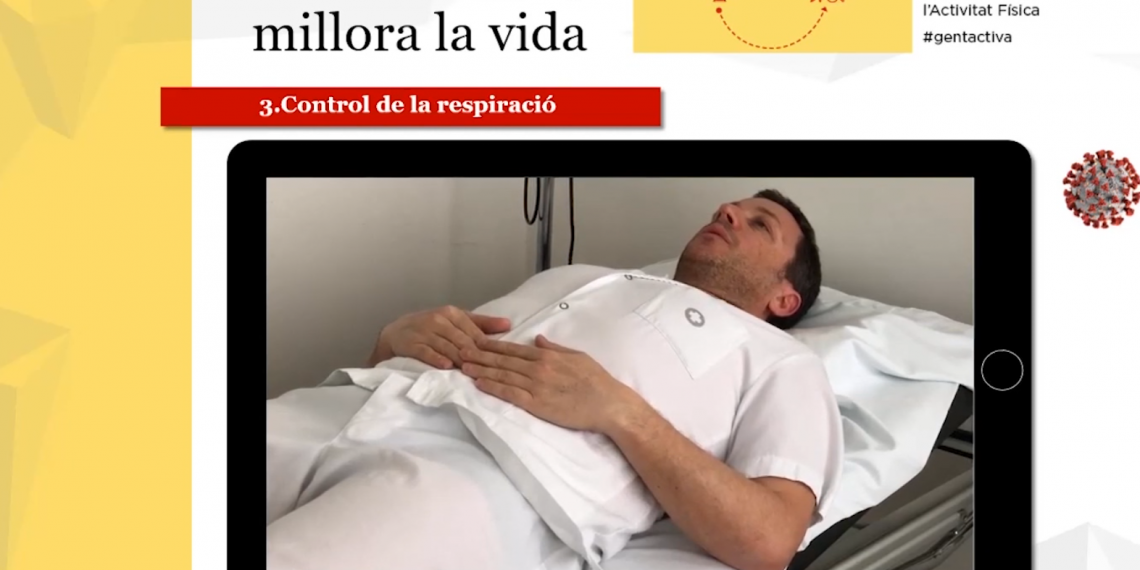 Docents de CAFE i de Fisioteràpia elaboren un vídeo amb pautes d’exercicis per als afectats pel Covid-19