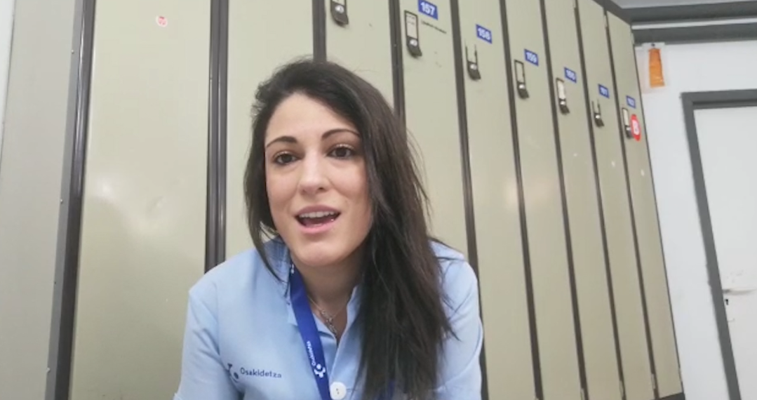 #AvuiAplaudim a Cristina, infermera