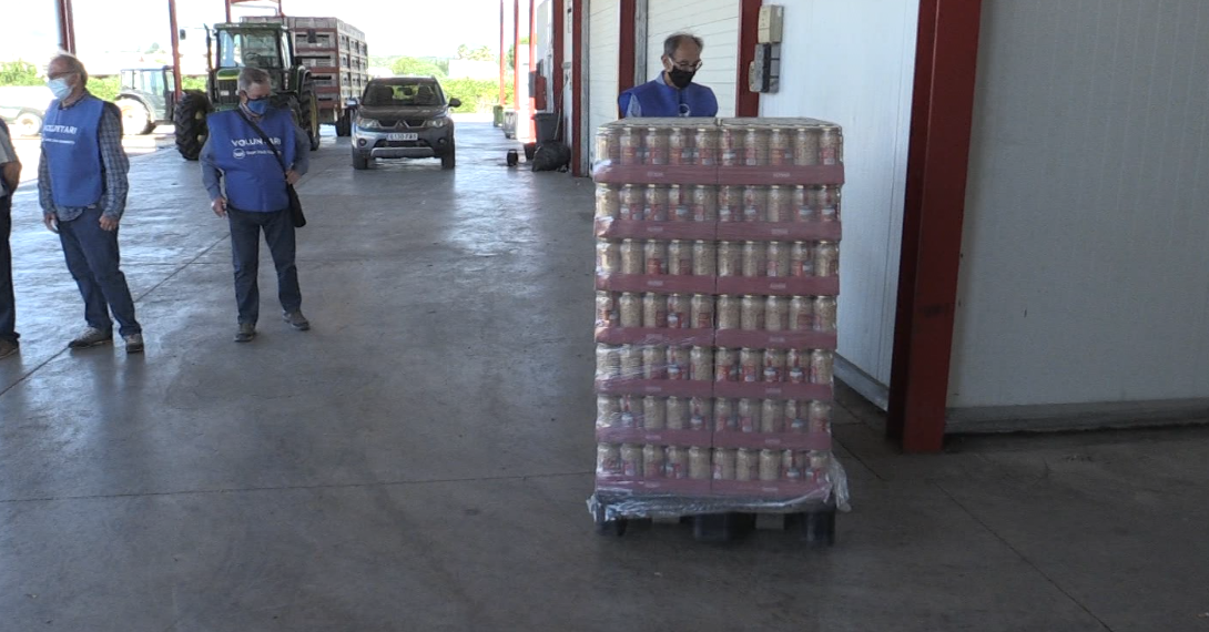 Mercadona lliura 11.400 quilos de llegums al Banc d’Aliments de Terres de l’Ebre