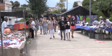 El mercat ambulant de la Ràpita reobri a un nou emplaçament