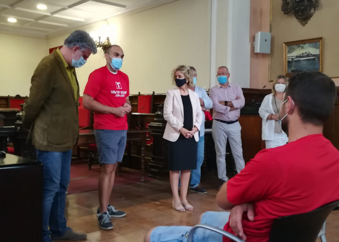 Les millors imatges de la recepció de l’Ajuntament de Tortosa al CE Tortosa pel seu ascens