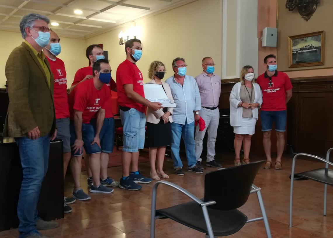Les millors imatges de la recepció de l’Ajuntament de Tortosa al CE Tortosa pel seu ascens