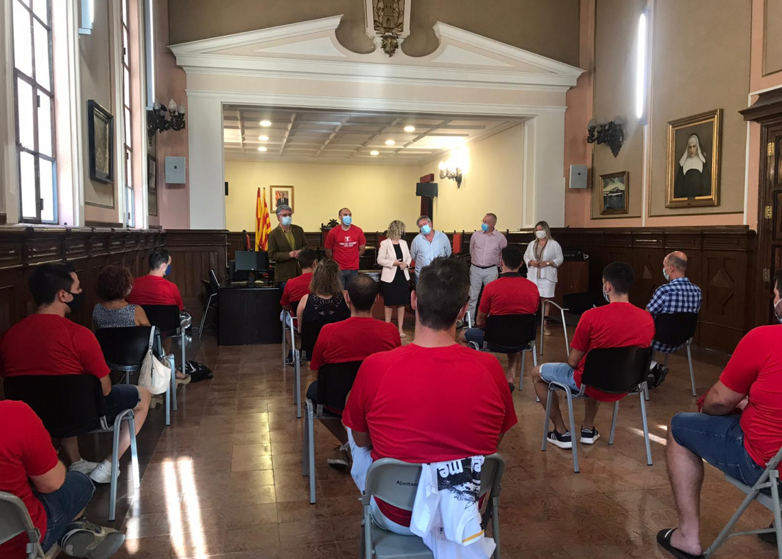 Les millors imatges de la recepció de l’Ajuntament de Tortosa al CE Tortosa pel seu ascens