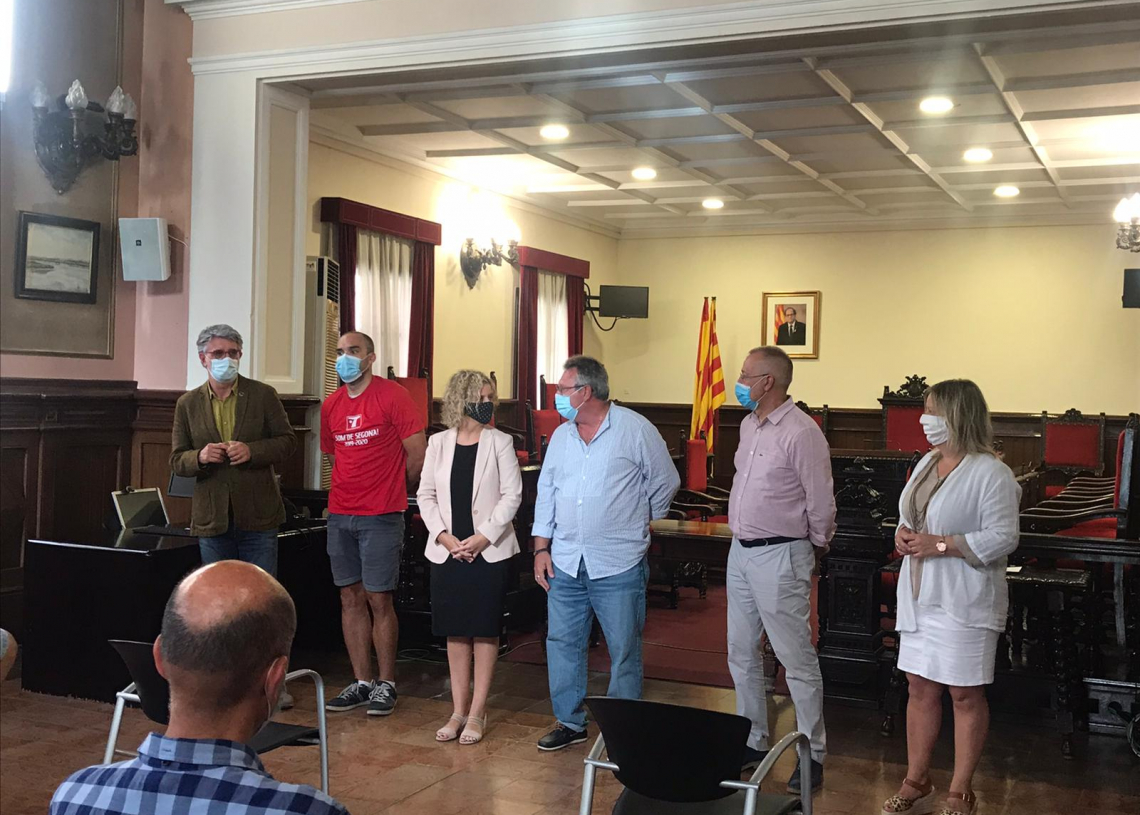 Les millors imatges de la recepció de l’Ajuntament de Tortosa al CE Tortosa pel seu ascens