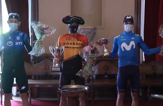 El ciclista canareu Edu Prades acaba tercer al Circuito de Getxo-Memorial Hermanos Otxoa 2020