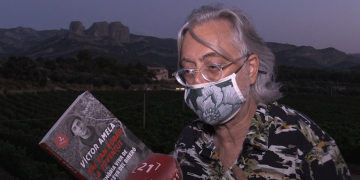 Víctor Amela presenta el seu últim llibre, maridat de vi i memòria històrica a Horta de Sant Joan