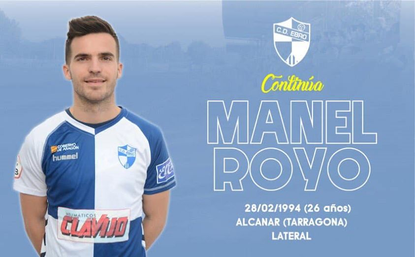 Manel Royo seguirà una temporada més al CD Ebre