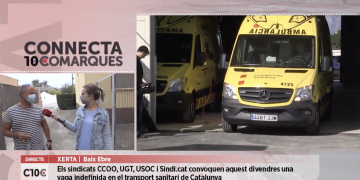 #10COMARQUES: Vaga indefinida del transport sanitari