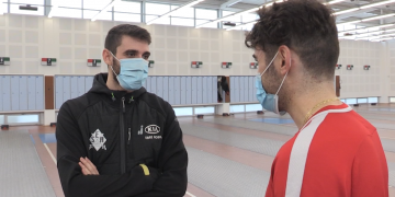 La Selecció Espanyola absoluta d’espasa masculina es prepara al Centre de Tecnificació de les Terres de l’Ebre