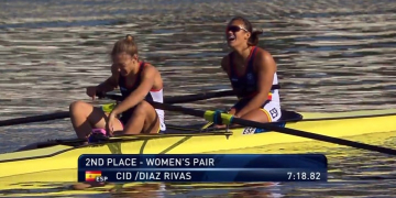 Aina Cid i Virginia Díaz guanyen la plata a l’Europeu absolut de rem