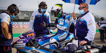 Jeremy Alcoba acaba quinzè al Gran Premi de Terol, prova del Mundial de Moto3