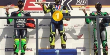 Marc Alcoba aconsegueix la victòria al circuit de Navarra en una cita de l’Estatal de Superbike