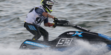 L’ampostí Jordi Tomàs, segon a la primera prova de l’Estatal de motonàutica