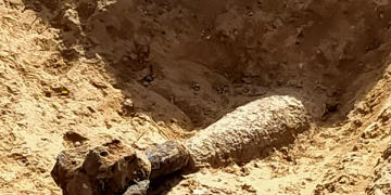 Apareix una granada de morter de la Guerra Civil al Castellet de Banyoles a Tivissa