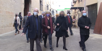 La consellera Ponsa visita la catedral de Tortosa