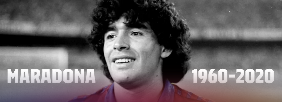 El futbol ebrenc recorda la figura de Diego Armando Maradona