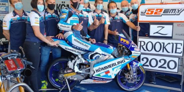 Jeremy Alcoba, millor rookie de l’any 2020, acaba desè al circuit Ricardo Tormo
