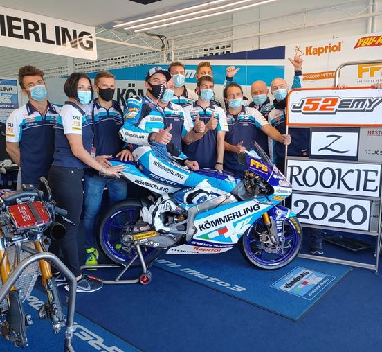 Jeremy Alcoba, millor rookie de l’any 2020, acaba desè al circuit Ricardo Tormo