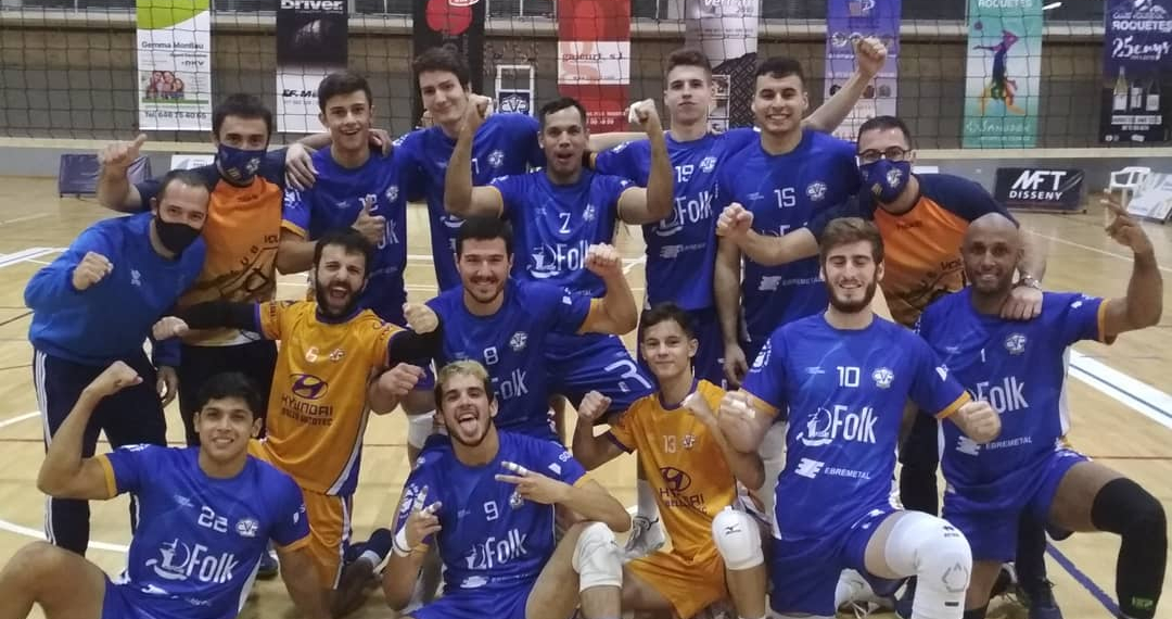 El Volei Roquetes suma la vuitena victòria consecutiva i segueix liderant la Primera Nacional