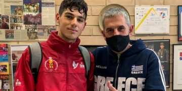 Pau Carles Fernández, del TKD Alfaro, competeix a l’Estatal