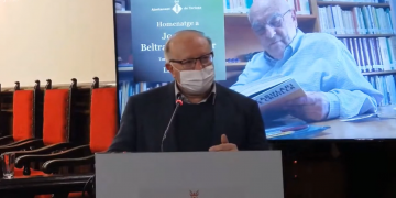 Tortosa homenatja i posa en valor la tasca de Joan Beltran en defensa de la llengua