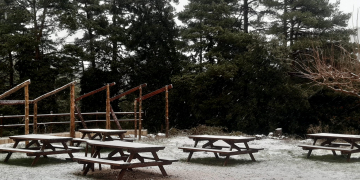 Primera nevada de la temporada al massís dels Ports