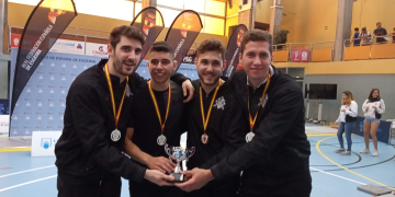 La Sala Esgrima Amposta cau davant València a la competició per equips de l’Estatal