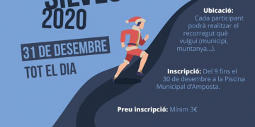 Amposta celebra una Sant Silvestre amb un format adaptat a la situació actual