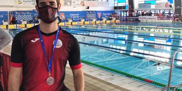 Marc Martí, del Club Natació Amposta, guanya el bronze a l’Open Internacional de Catalunya de Terrassa