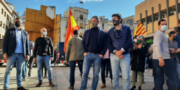 Tortosa es blinda per un acte de Vox amb Santiago Abascal