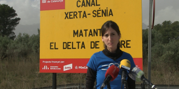 La CUP exigeix aturar el canal Xerta-Sénia