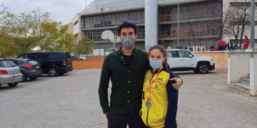 Meritxell Benito, segona al salt amb perxa de l’Estatal sub’23