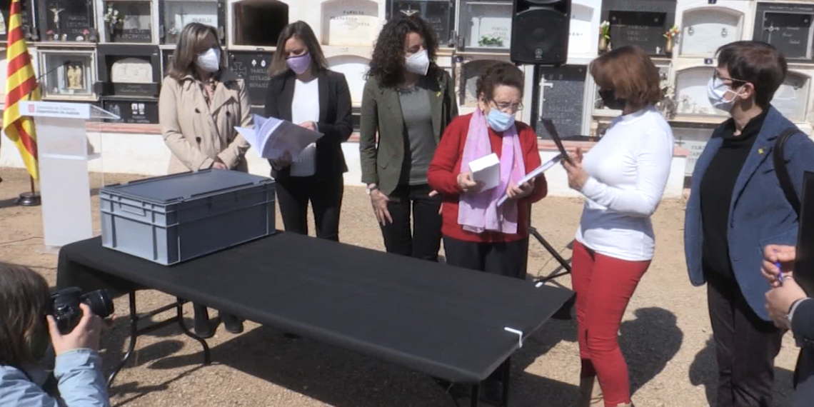 Justícia retorna a la família les restes del maqui del cementeri dels Reguers