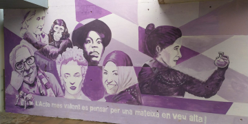 La Terra Alta reivindica la dona al llarg de la història amb 12 murals a les escoles