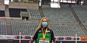 Anna Cardona (UAM) guanya el bronze a la prova de perxa de l’Estatal sub’18