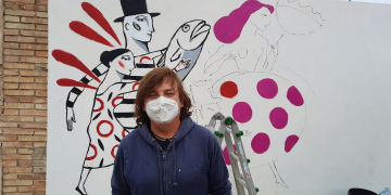 Ignasi Blanch reivindica l’amor en llibertat en un nou mural a la Raval de Cristo