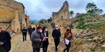 Arrenca el projecte per consolidar les estructures del Poble Vell de Corbera d’Ebre