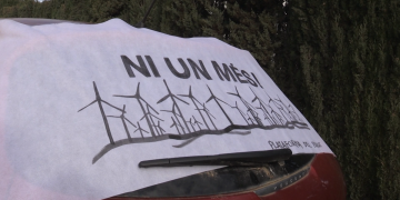 Terra Alta Viva organitza una marxa lenta de vehicles en protesta per la massificació eòlica