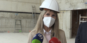 El nou auditori d’Alcanar encara la recta final de les obres