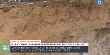Anem d’excursió al conjunt pictòric rupestre del Cocó de la Gralla del Mas de Barberans