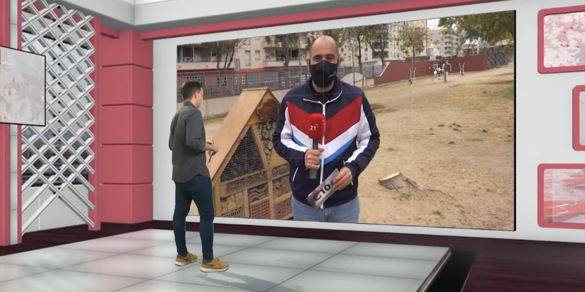 Instal·lació d’un hotel d’insectes a Amposta